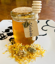 Load image into Gallery viewer, Herbal infused honey ~ Calendula
